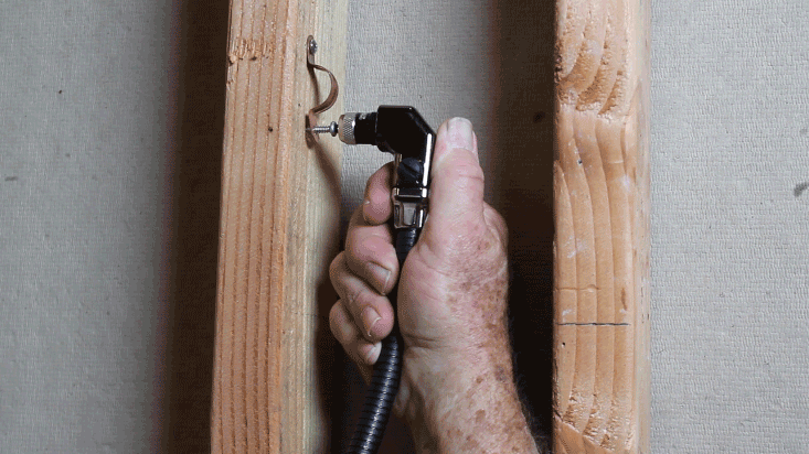 Flex shaft right angle 