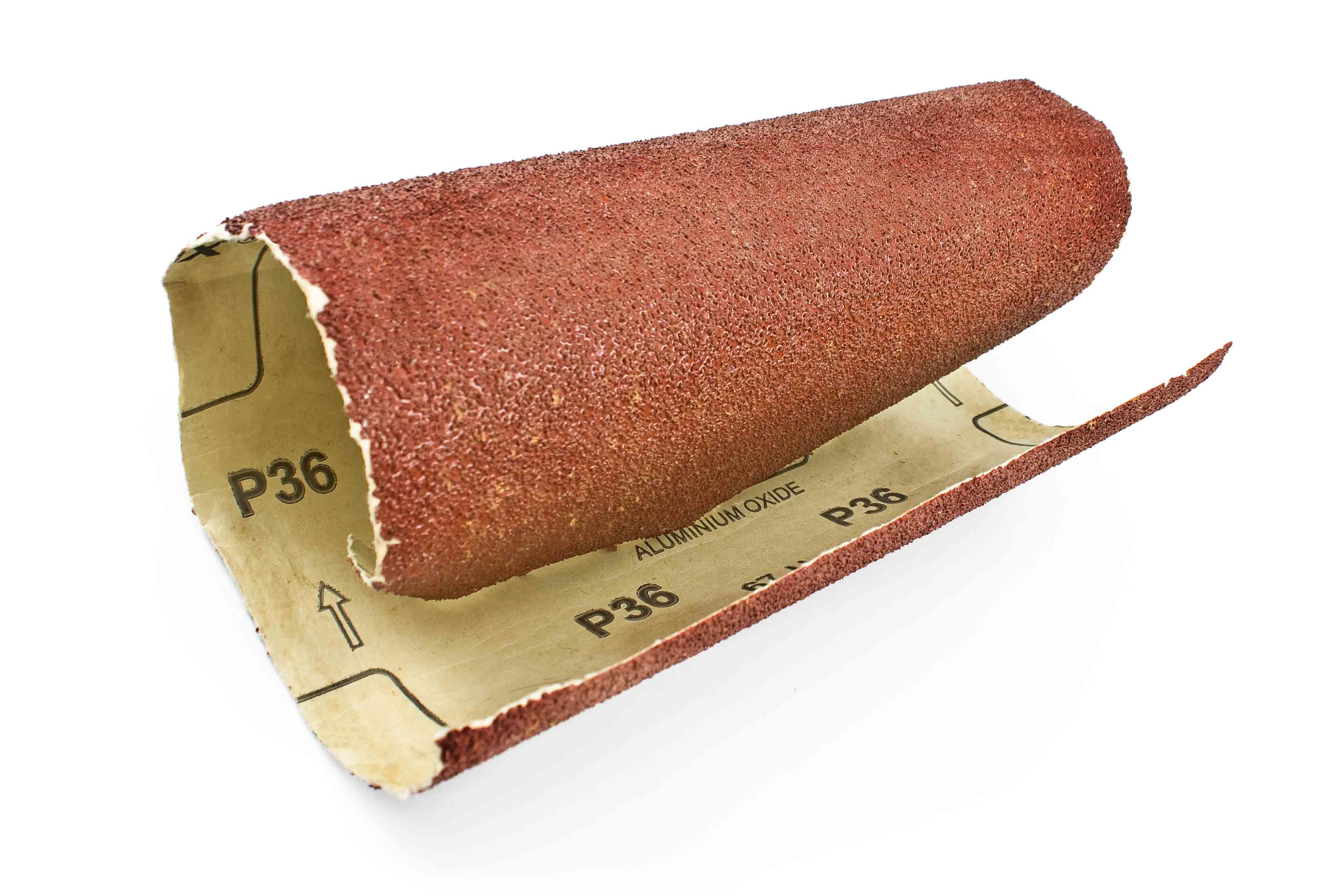Rolled up Sandpaper