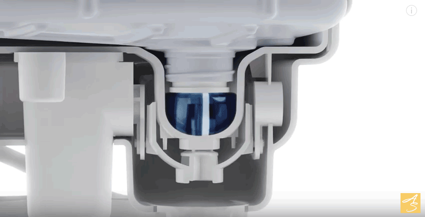 Self-cleaning toilet animation 