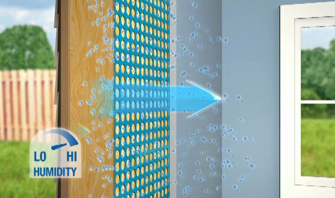 CertainTeed SmartBATT insulation allows moisture to escape when humidity is high