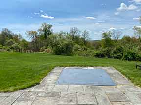 Painted Concrete Patio